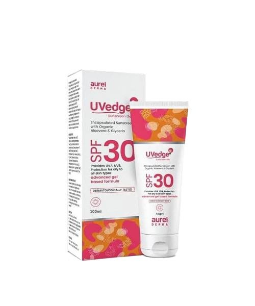 uvedge sunscreen gel SPF 30 sunscreen