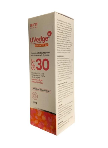 uvedge sunscreen gel SPF 30 sunscreen