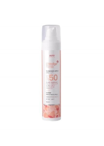 uvedge tinted ultra light sunscreen lotion 50ml sunscreen