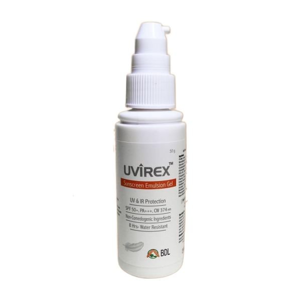 Uvirex SPF 50+ PA+++ Sunscreen Emulsion Gel sunscreen